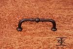RKICP04_ATDecorative Elongated Colonial Cabinet Pull 3 in. CtC