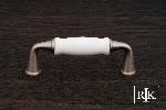 RKICP11Cabinet Pull w/ White Porcelain Handle 3 in. CtC